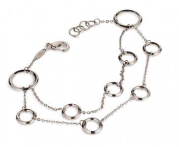 bracelet anneaux Femme