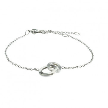 bracelet chaine 2 anneaux