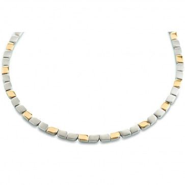 collier titane-bicolore