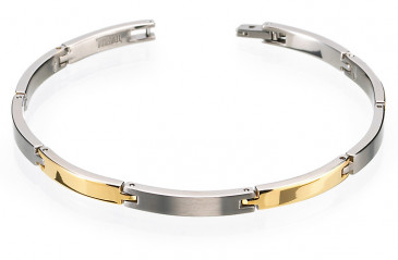 Bracelet titane et or