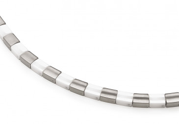 Collier titane et céramique