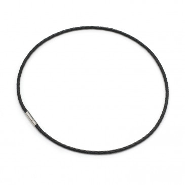 Collier Cuir trésssé