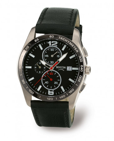Chrono sur cuir
