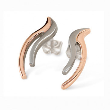 Boucles d'oreille Or rose