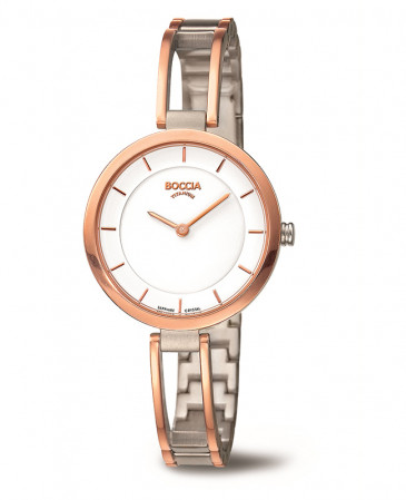 Montre dame Boccia bicolore