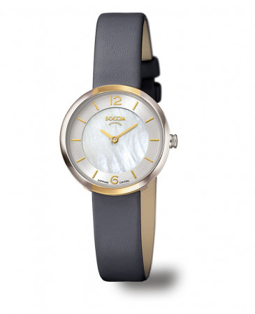 Montre bicolore Titane et nacre
