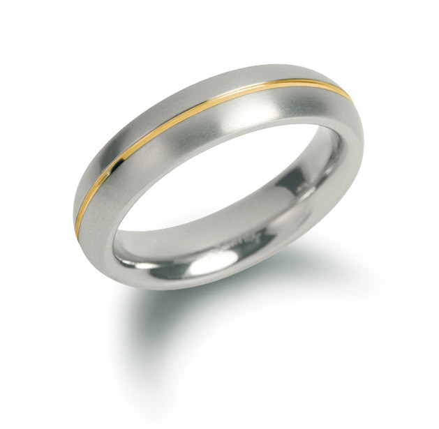 Alliance Titane bicolore collection homme et femme de Bijou en Titane