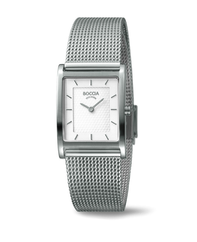 Montre rectangulaire femme Boccia Nouvelle collection Noel