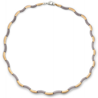 collier bicolore