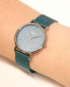 Montre femme bleu-vert