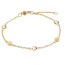 chainette poignet ajustable motifs ronds